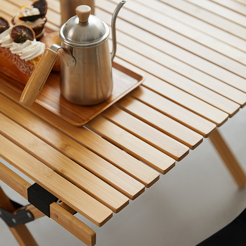 Bamboo Egg Roll Table