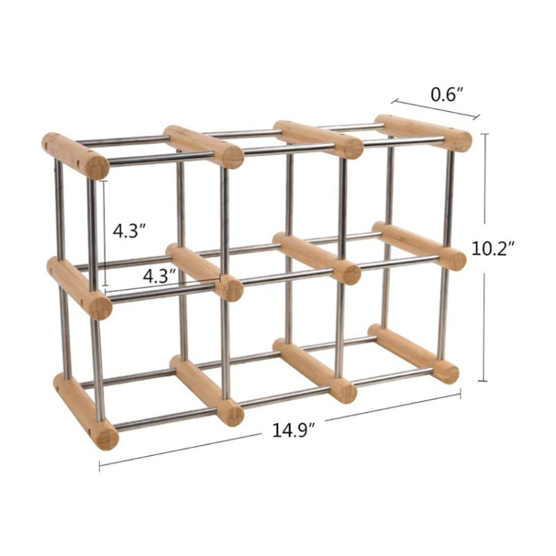 Bamboo Vinum Rack